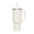 Stanley Quencher H2.0 Flowstate Trinkflasche Mit Strohhalm 1.2L - Thermobecher Kühlt 11 Stunden - 48 Stunden Eisgekühlt - Spülmaschinenfest - Thermosflasche BPA Frei - Edelstahl Trinkbecher - Cream - 1