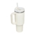 Stanley Quencher H2.0 Flowstate Trinkflasche Mit Strohhalm 1.2L - Thermobecher Kühlt 11 Stunden - 48 Stunden Eisgekühlt - Spülmaschinenfest - Thermosflasche BPA Frei - Edelstahl Trinkbecher - Cream - 8