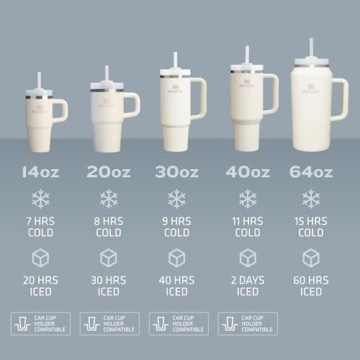 STANLEY Quencher H2.O FlowState™ Trinkbecher, 887 ml, Weiß (Frost) - 5