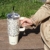 SUNTQ 1180ml Tumbler mit Griff, Doppelwandige Vakuum Isolierte Wasserflasche mit Stroh und Deckel, Edelstahl Reise Kaffeebecher, Thermische Tasse für Getränke, Fit in Becherhalter(Off-white/Leopard) - 6