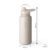 VINSUN Trinkflasche Edelstahl beige 1L - auslaufsicher, Kohlensäure geeignet, BPA frei - Strohhalm, Trinköffnung - Thermosflasche Sport, Outdoor, Schule, Uni, Fahrrad, Büro, Camping - 4